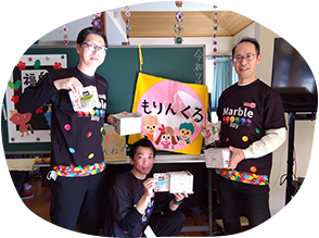 写真：守谷市連携「もりんくる（子ども食堂）」にて配布