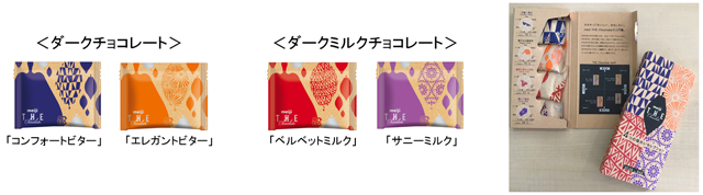 写真：明治ザ・チョコレート ダークチョコレート 明治ザ・チョコレート ダークミルクチョコレートの商品パッケージ