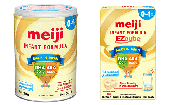 写真：乳児用粉ミルクの商品パッケージ