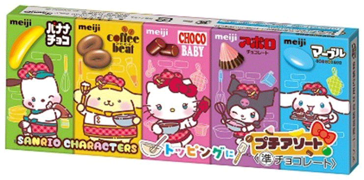 画像：「プチアソート サンリオキャラクターズ」の商品パッケージ