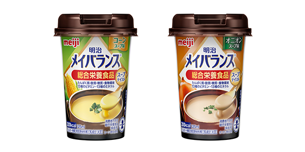 画像:「明治メイバランスMiniカップ スープテイストシリーズ」の商品パッケージ