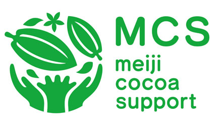 画像：メイジ・カカオ・サポートのロゴ
