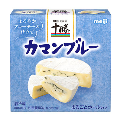 画像：「明治北海道十勝カマンブル―」（90g）の商品パッケージ