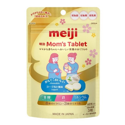 画像：「明治Mom's Tablet（60g）」 の商品パッケージ