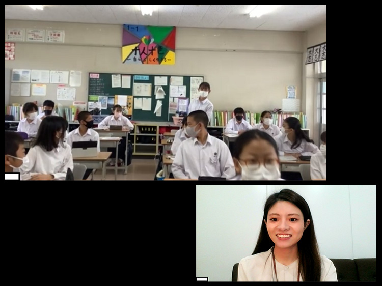 呉市立仁方中学校 出前授業 写真2
