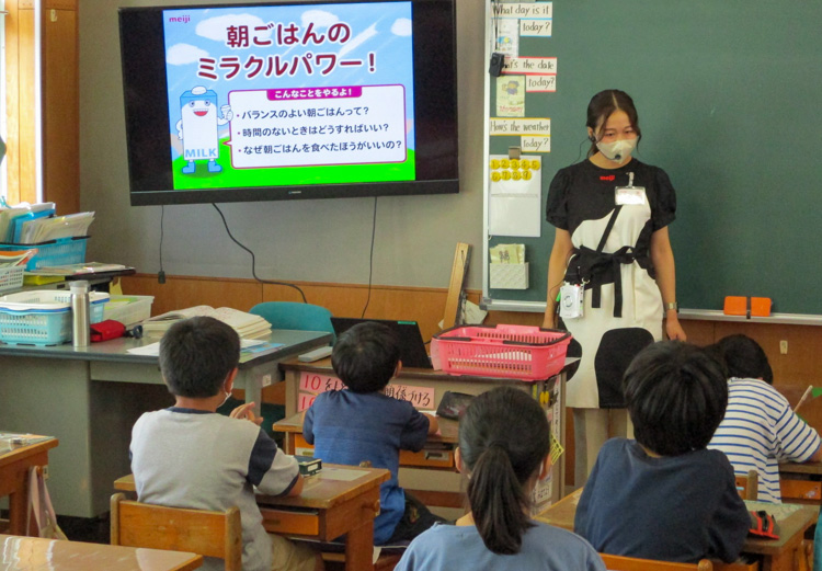 静岡市立安西小学校 出前授業 写真1