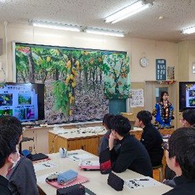 三芳町立藤久保中学校 出前授業