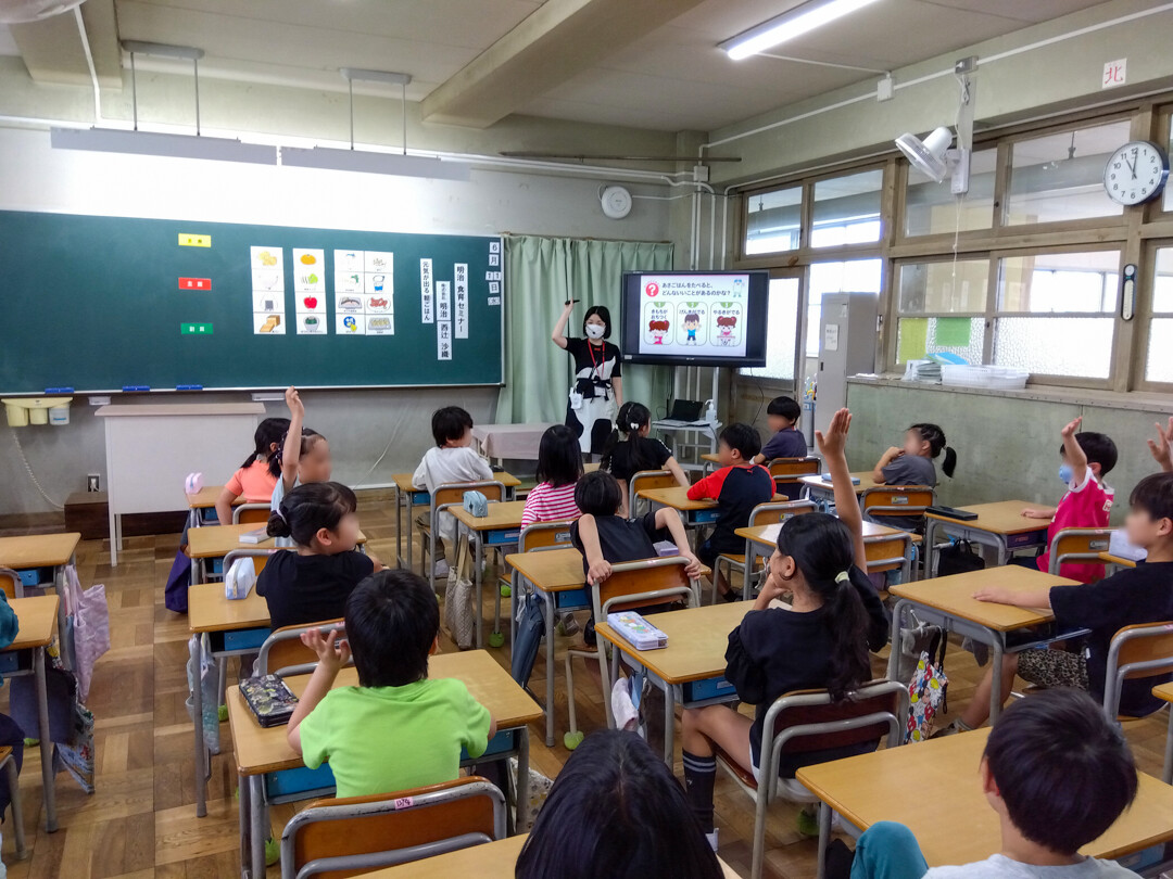 八尾市立美園小学校 出前授業 写真1