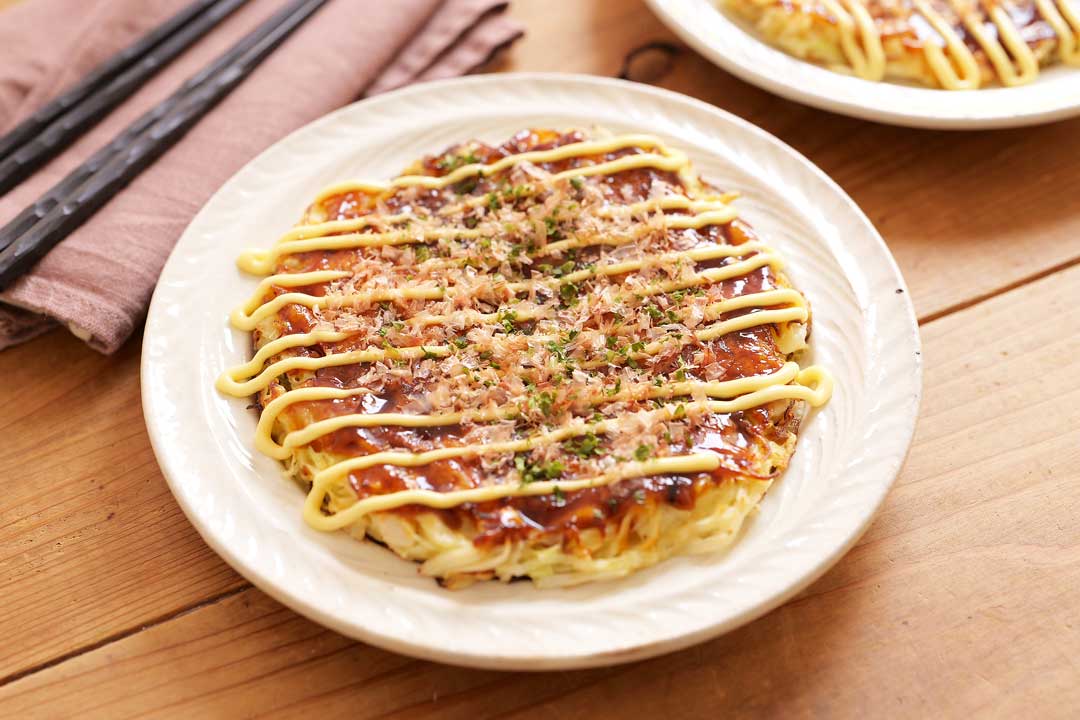 おでんリメイク！だしチーズお好み焼き