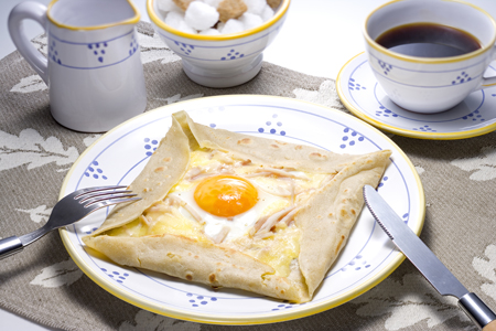 そば粉のガレット