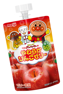 明治それいけ！アンパンマンのやわらかりんごゼリー