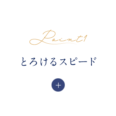 とろけるスピード