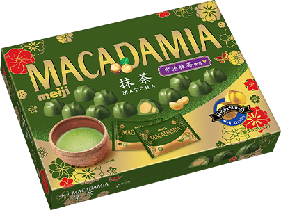 明治夏威夷豆可可粒 抹茶 大盒