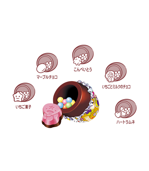 キラキラがいっぱい詰まった楽しくてかわいいたまご型チョコレート