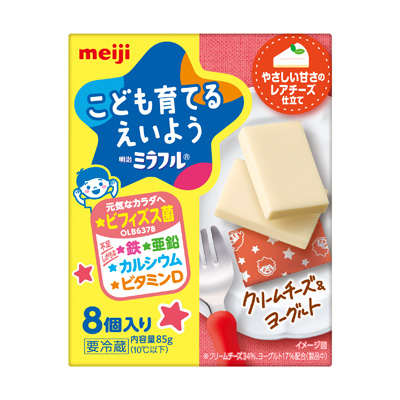 写真:明治ミラフル  クリームチーズ&ヨーグルト 8個入り 85g