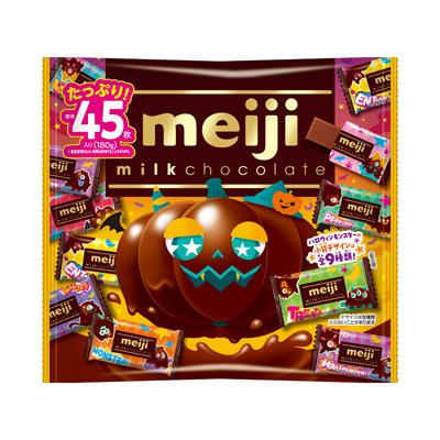 写真:明治ミルクチョコレートビッグパックハロウィン 180g