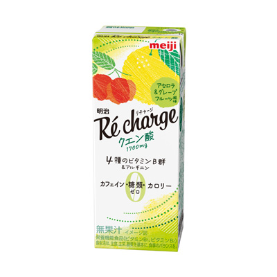 写真:明治 Ré charge クエン酸 アセロラ&グレープフルーツ風味 200ml