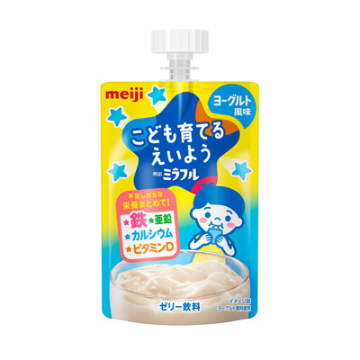 写真:明治ミラフル ゼリー ヨーグルト風味 100g
