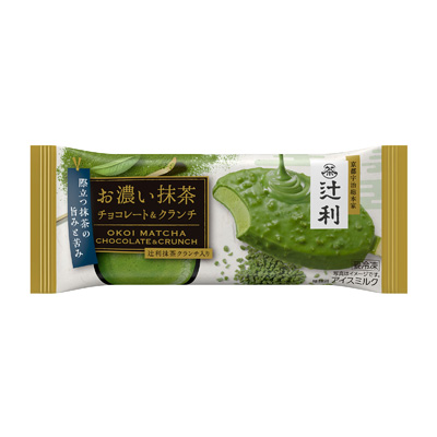 写真:辻󠄀利 お濃い抹茶 チョコレート&クランチ 90ml