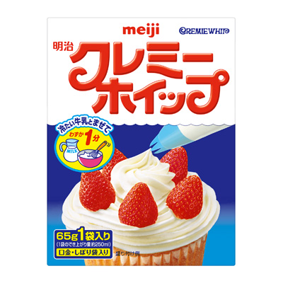 写真:明治クレミーホイップ（1袋入り） 65g