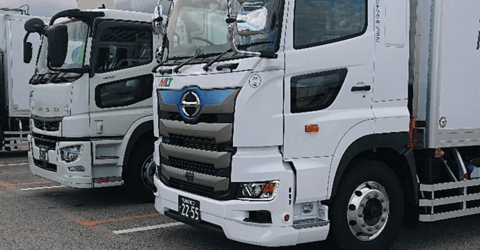 写真：商品配送トラック