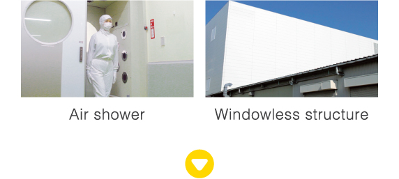 Air shower
        Windowless structure