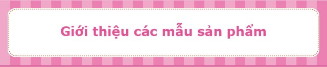 Giới thiệu các mẫu sản phẩm