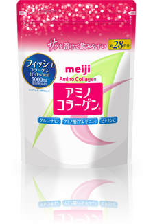 日本で１番※１売れているコラーゲン（健康食品）ブランド明治「アミノコラーゲン」