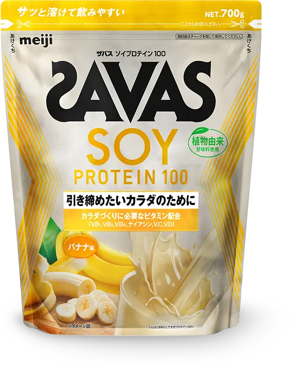 SAVAS SOY PROTEIN 100 バナナ味