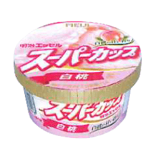 明治 エッセル スーパーカップ 2007春_白桃