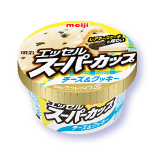 明治 エッセル スーパーカップ 2022_チーズ&クッキー